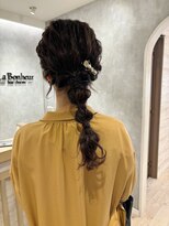 ラボヌールヘアー 宇都宮店(La Bonheur hair) 編み下ろし【宇都宮駅/レイヤーカット】