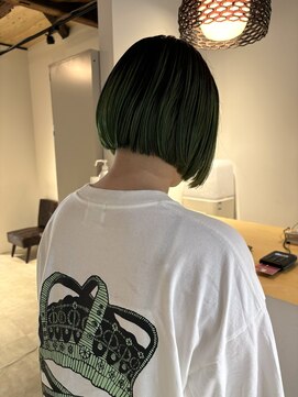 イオ(io) neon green/ミニボブ　【OHTA】