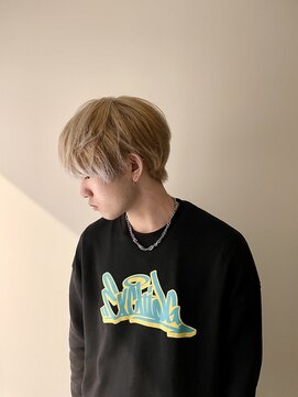 ユニコ(unico) ブロンド/メンズカット/マッシュ