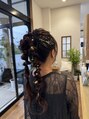 エ フュチュール(et Futur)&nbsp;#結婚式#ツイン#あみおろし#金箔#個性的