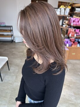 サラビューティーサイト 志免店(SARA Beauty Sight) 【志免】ハイライト×ミルクティーベージュカラー☆山之内