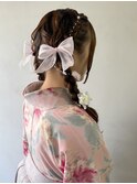【Lateliercontentasuka】成人式ヘア 卒業式ヘア 袴ヘア振袖ヘア