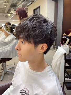フラッグヘアー 博多駅前店(Flag HAIR) ニュアンスパーマ 束感 モテる黒髪 ツイストスパイラル