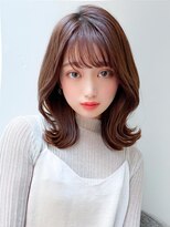 ラルユー 金山(LallYou)&nbsp;ミディアムウルフひし形シルエットひし形ボブヨシンモリ