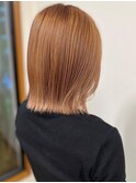 ブリーチ ハイトーン ハイトーンベージュ 切りっぱなし 艶髪