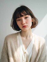 トクテ 吉祥寺(tokute) くびレイヤーエモージュグレージュカラーくびれショート/吉祥寺