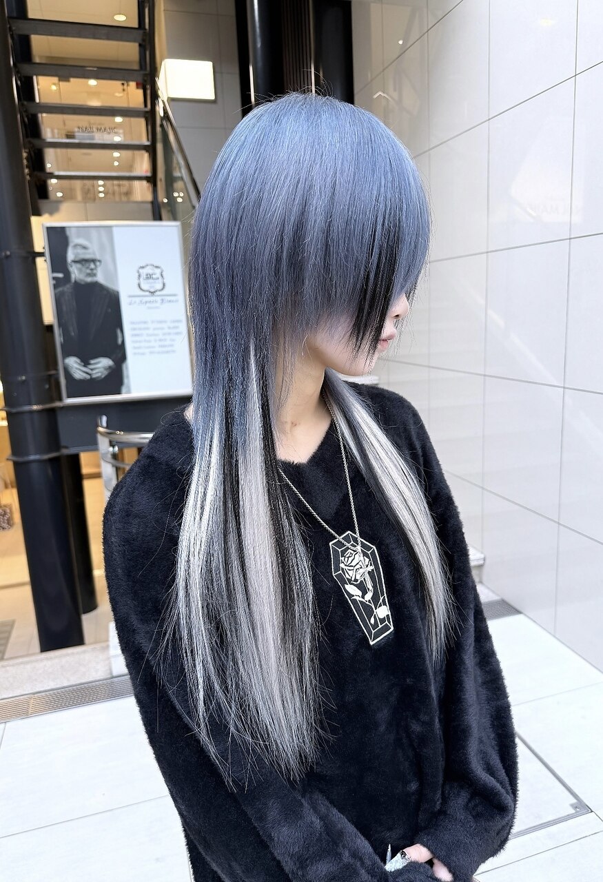 ロングウルフ：L252832581｜テラ 仙台東口(Tera)のヘアスタイル