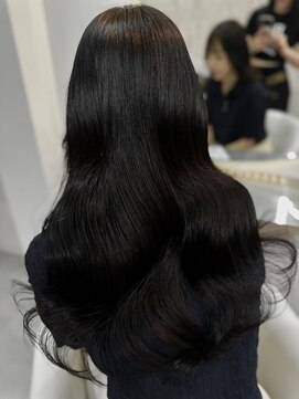 ラビス 池袋(Lovis) ハイライトカラー/アプリコットオレンジ/くびれヘア