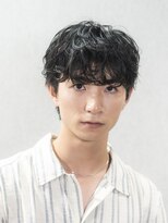 テクト バイアッシュ 吉祥寺店(Tect by Ash) 刈り上げなし無造作シャドウパーマラウンドマッシュ