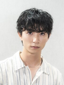 テクト バイアッシュ 吉祥寺店(Tect by Ash) 刈り上げなし無造作シャドウパーマラウンドマッシュ