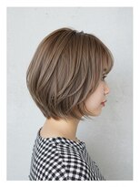 インスヘアー 京都四条大宮店(INCE HAIR)&nbsp;大人ショートボブ×シルキーベージュ