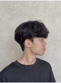 シャドウパーマ/ダウンパーマ/韓国メンズヘア