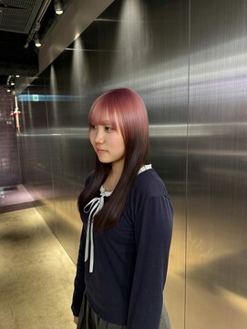 ペレ 栄店(PELE) ミディアムヘア/デザインカラー/フェイスフレーミング/栄