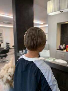 ガルボヘアー 桟橋店(garbo hair) ハイトーンシルキーベージュ高知美容院