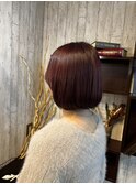 レッドカラー×ボブ