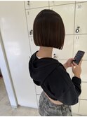 切りっぱなしボブ