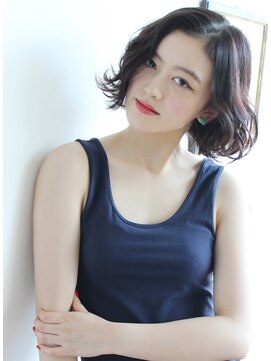 ワースホワイル(WORTH WHILE) クラゲヘアーオリーブグレーココアベージュインナーブリーチ