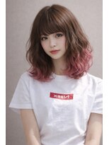 レム 仙台店(L.E.M) 《L.E.M仙台店》裾カラーゆるふわミディ/及川翔