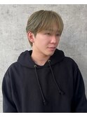 シースルーマッシュ 韓国メンズヘア 韓国アイドルヘア カラー