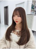 韓国風レイヤーカット髪質改善ダブルカラーハッシュカット
