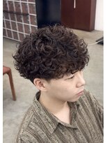 リップス 立川(LIPPS)&nbsp;ブラウンプードルパーマ