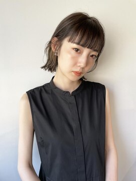 クオン(QUON) 髪質改善×切りっぱなしボブにインナーカラー