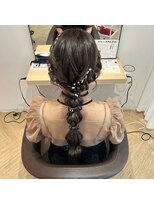 フレームプラス なんば駅前店(FRAME+)&nbsp;◎お呼ばれヘア！編みおろしアレンジ◎