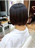 丸みショートボブ【四條畷市】