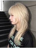 【琴海】ハッシュカットウルフカットシャギーカットモードヘア