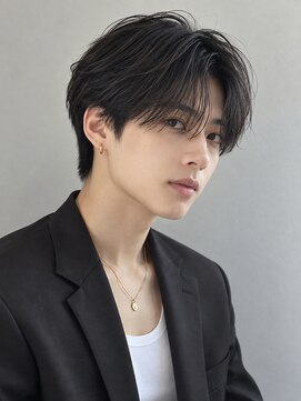 ベル 新宿(Belle) 毛流れマッシュシースルーマッシュカルマパーマ曲がる縮毛矯正