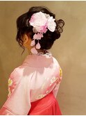 卒業式ヘアセット☆かわいい！