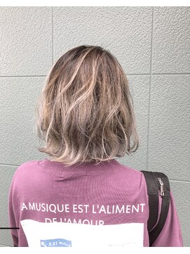 ヘアーデザインサロン スワッグ(Hair design salon SWAG) 【SWAG/上岡】バレイヤージュホワイトシルバー