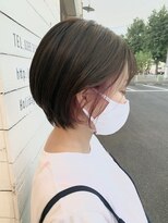 ニコ(hair room nico)&nbsp;イヤリングカラーにかわいいピンク