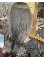 リアラバイアルティナ 船橋店(Liara by artina)&nbsp;透け感グレージュ×ミントアッシュ×くすみブルー