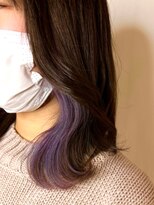 テトテ 三宮店(Tetote)&nbsp;【tetote 米林サロンスタイル】インナーカラーパープル