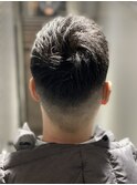 アップバング×フェード