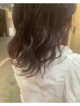 シェル 国分寺(shell) ピンクブラウン/ブリーチあり/ミディアム/10代20代30代