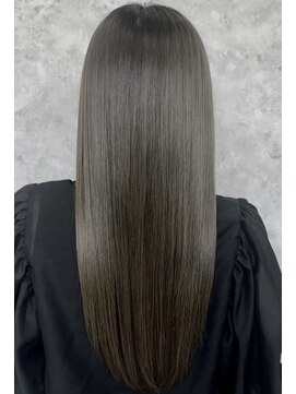 ローカス(Locus) 髪質改善トリートメント/オリーブグレージュ/艶カラー