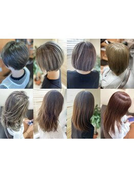 カラー×ケアが人気!カラーデザインのバリエーション多数!Wカラー/グラデーションで外国人風カラーを実現◎