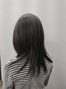 ヘアーサロン ツイン 30代40代☆黒髪暗髪☆大人可愛いひし形ネオウルフ