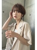 @thisiskaito表参道原宿/ショートヘア/ショートボブ/グレージュ