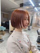 エニ 自由が丘(ENi)&nbsp;マチルダボブ/ピンクベージュ/インナーグレージュ[自由が丘駅]