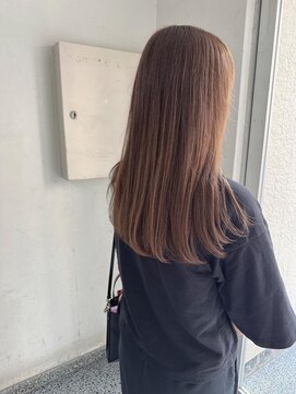 キャンバス バイ ネオリーブ 横浜西口(Canvas by neo.) ブリーチなし マロンベージュ ロングレイヤーsk