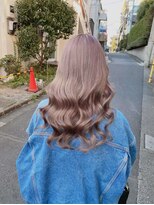 ジオ 国分寺(the O's)&nbsp;黒髪/前髪パーマ/グレーベージュ/レイヤーロング/インナーカラー