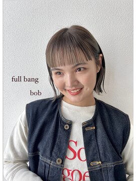 ガーランド (Garland) 切りっぱなしボブ/シースルーバング/前髪/原宿神宮前