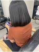 エレガントなワンレンボブ