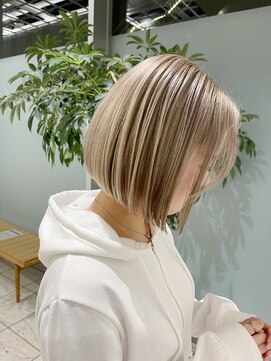 バレット 表参道(VALETTE) ケアブリーチで作るロイヤルミクティーベージュ