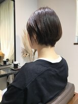 ワ ヘアー(wa-hair)&nbsp;マッシュショート*くすみベージュ*髪質改善*秋色*耳かけボブ