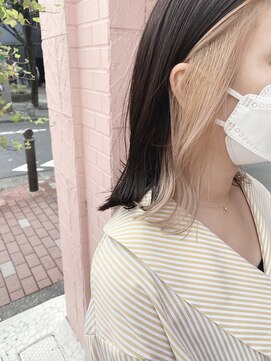 イルウィ(irwi) 【デザインカラー】ホワイトベージュインナーカラー