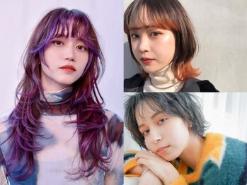 アミ 千葉店(amie)の写真/【千葉駅４分】[理想の髪色★ダブルカラー/ハイライト/インナーカラー/ケアブリーチ[カット+カラー¥8500～]